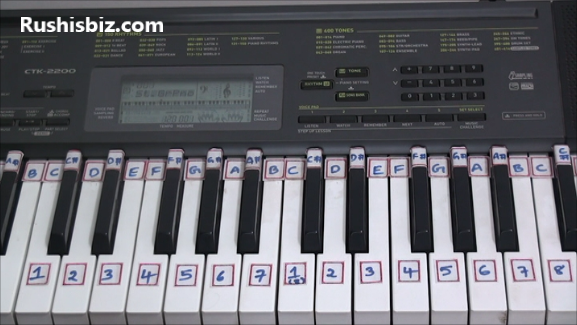 shifting major scales