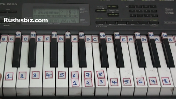 relative scale of major scale