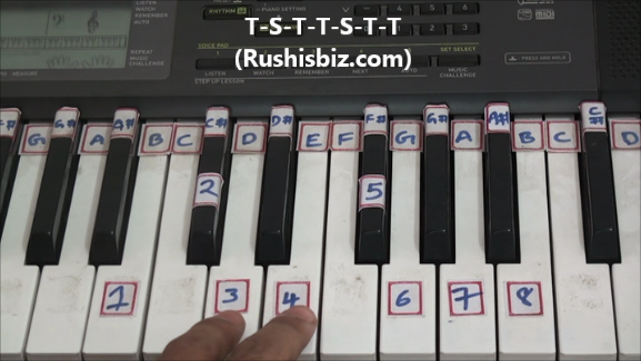 'B' Minor Scale Positions