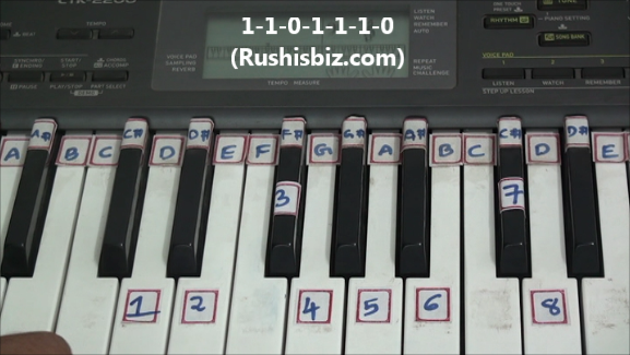 "D" Major Scale Positions