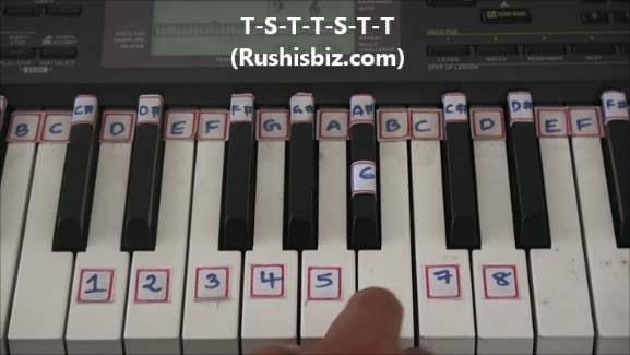 'D' Minor Scale Positions