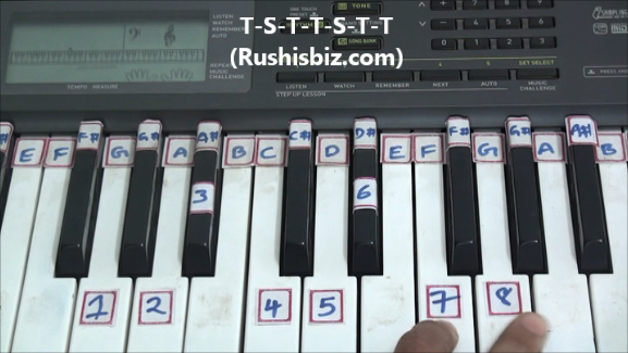 'G' Minor Scale Positions